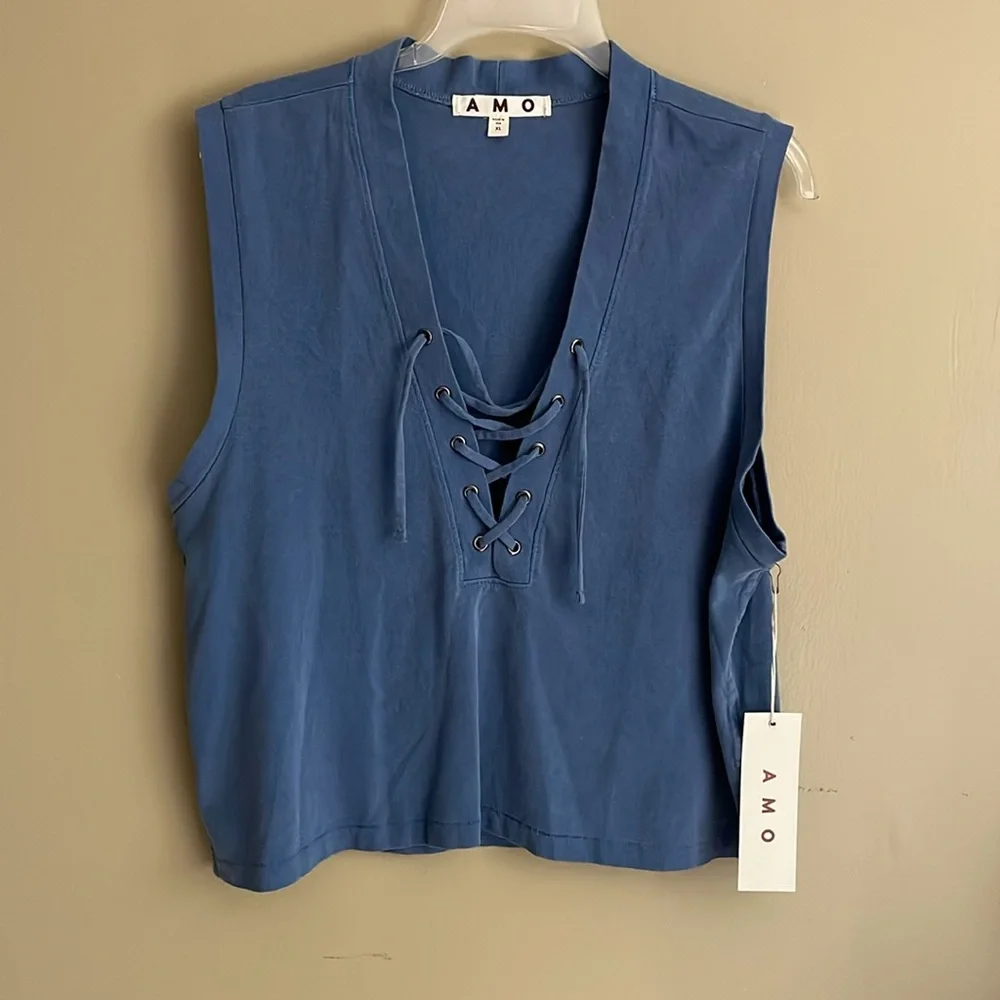 AMO Aviva Tank - Deep Indigo - Picture 2 of 4